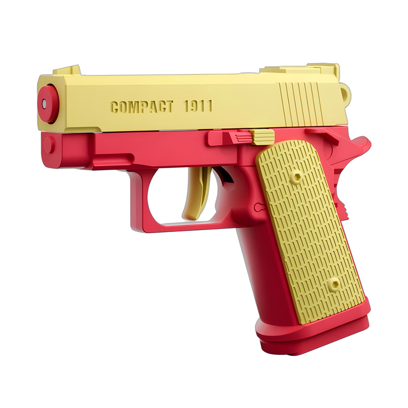 Pistolet imprimé en 3D, Mini pistolet à eau lumineux, jouet Fidget