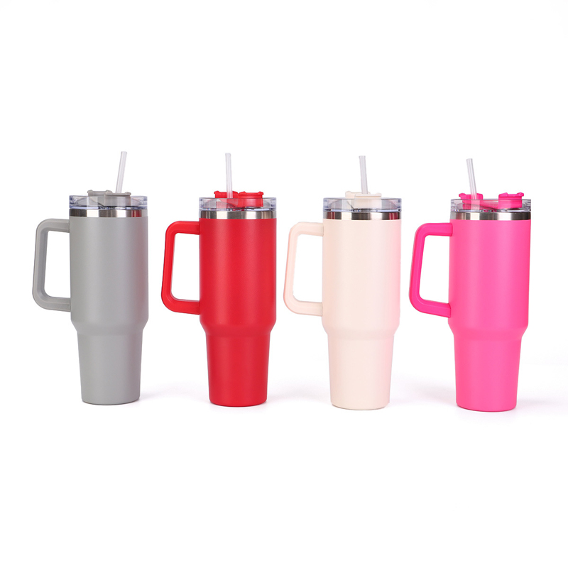 Gobelet 40OZ avec poignée et couvercles