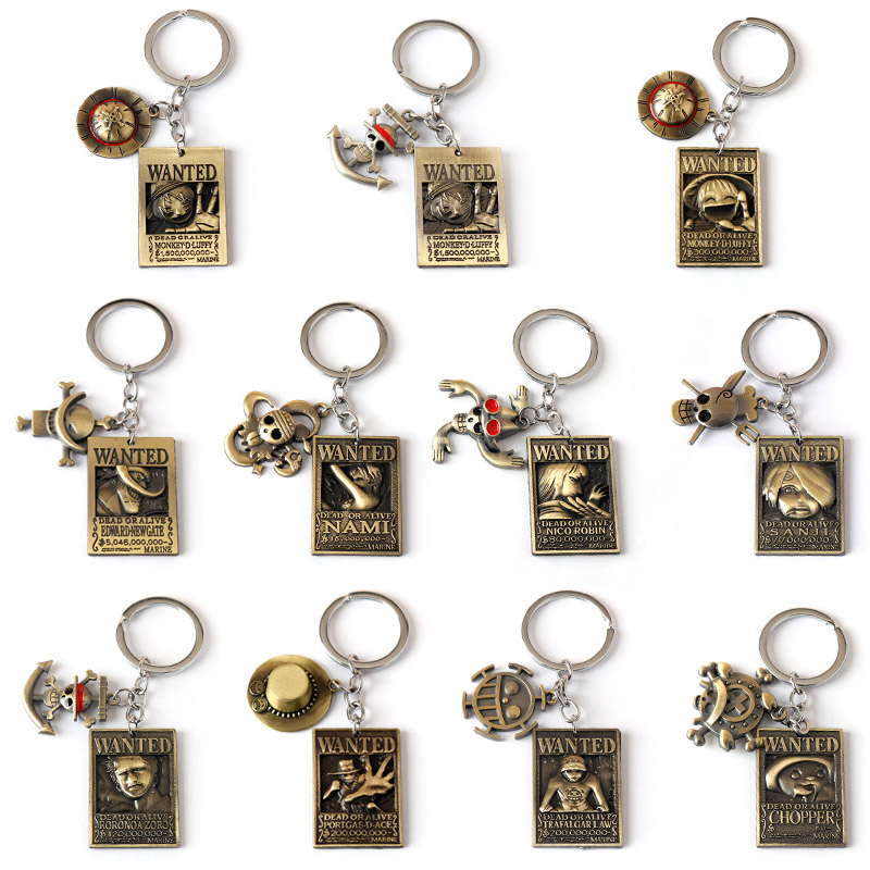 Porte-clés en alliage d'anime