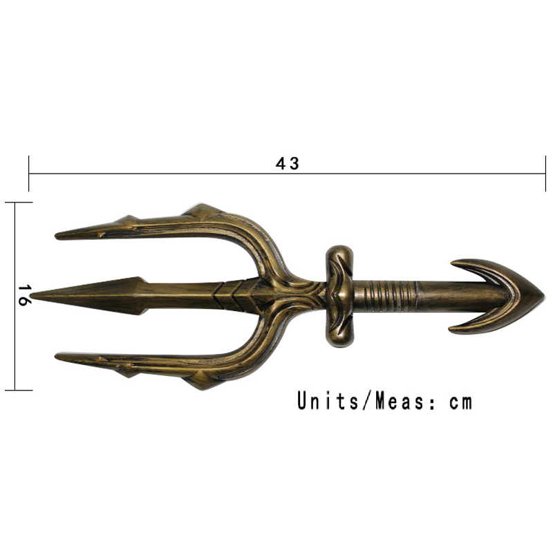 Aquaman Trident de Neptune pour les accessoires de cosplay de film