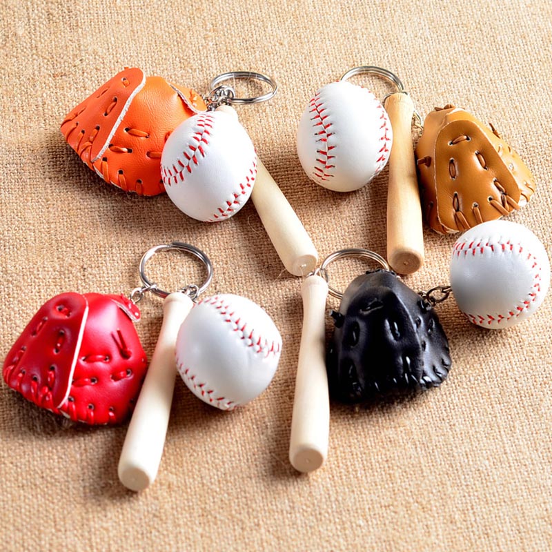 Baseball Bat Bat Bat Baseball Glove mini portefeuille