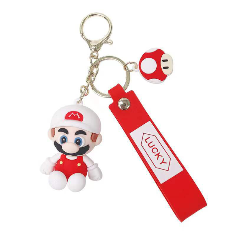 Dessin animé Mario Bro Pvc Anime Kelechains