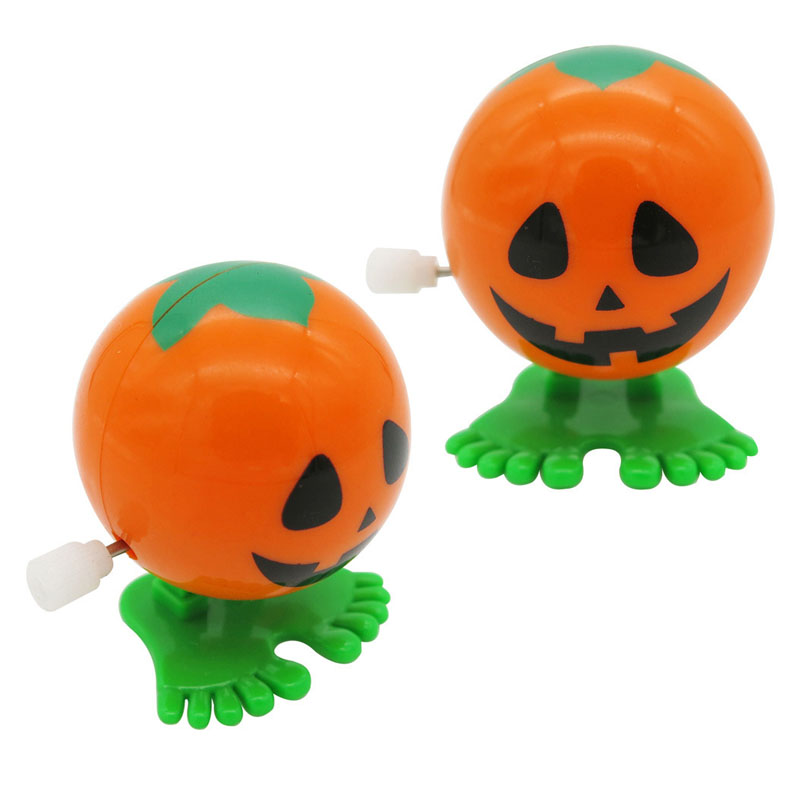 Mini jouets amusants en plastique pour enfants, dessin animé citrouille sorcière, cadeau d'halloween et de noël, bon marché