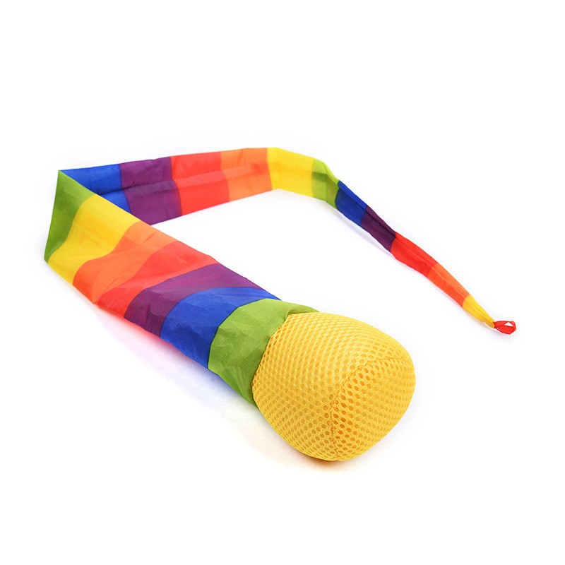 Jouets de sport pour enfants, boule de queue arc-en-ciel, sensoriel pour tout-petits