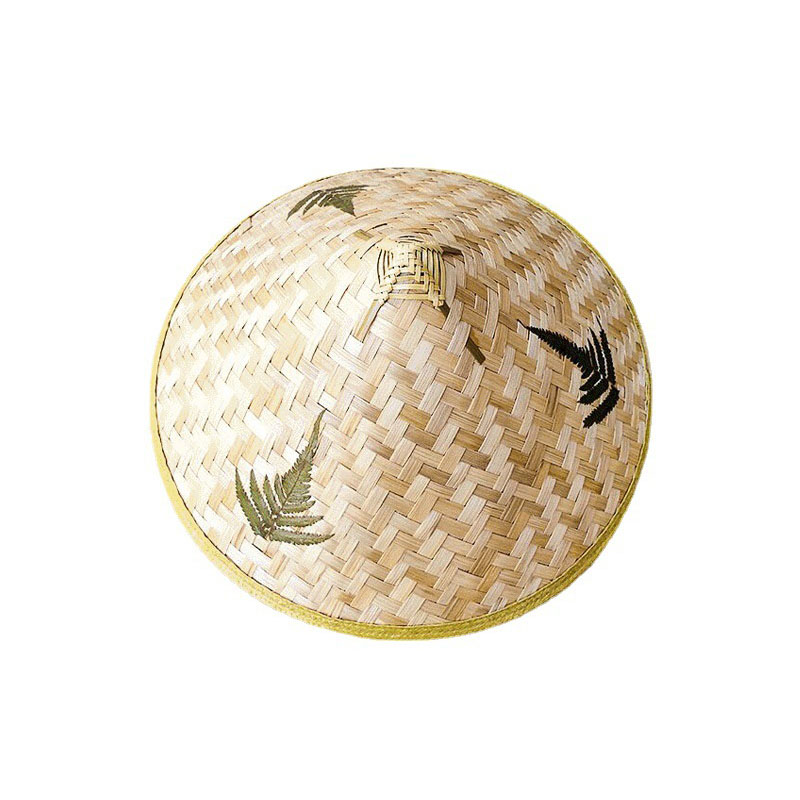 Chapeau de bambou de paille orientale chinoise
