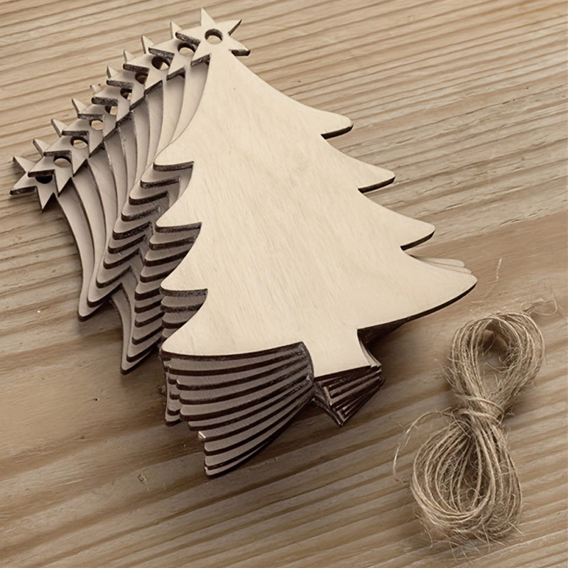 Ornements de forme d'arbre de Noël