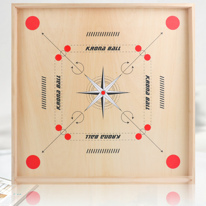 Pièces de jeu de monnaie en bois cartone carrom