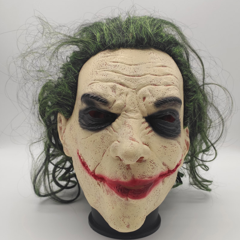 Masque de clown en latex pour fête de déguisement de cosplay