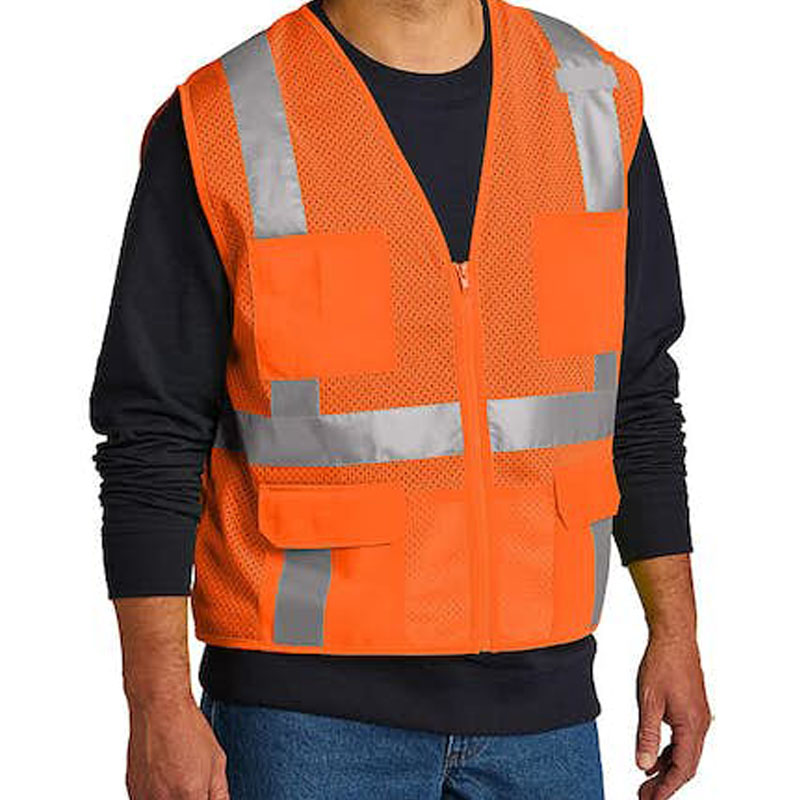 gilet de sécurité de course en maille personnalisé