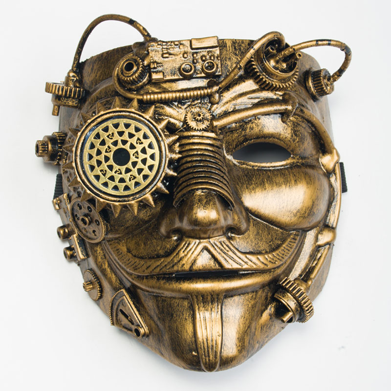 Masque de fête mécanique cyberpunk