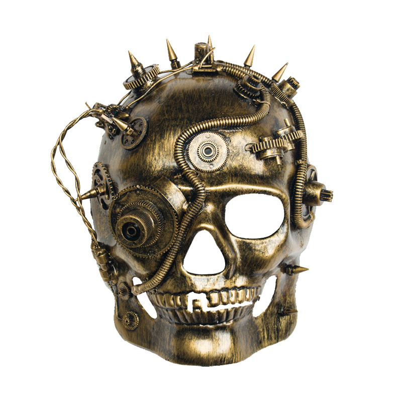 Masque à steampunk cyborg