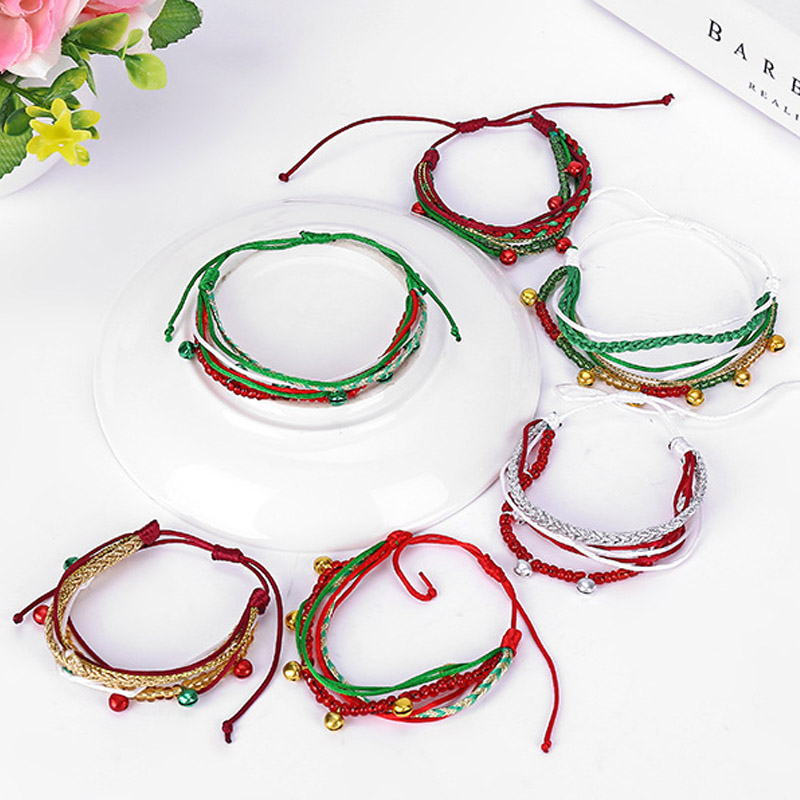 DIY Bracelet de cheville en corde multicolore