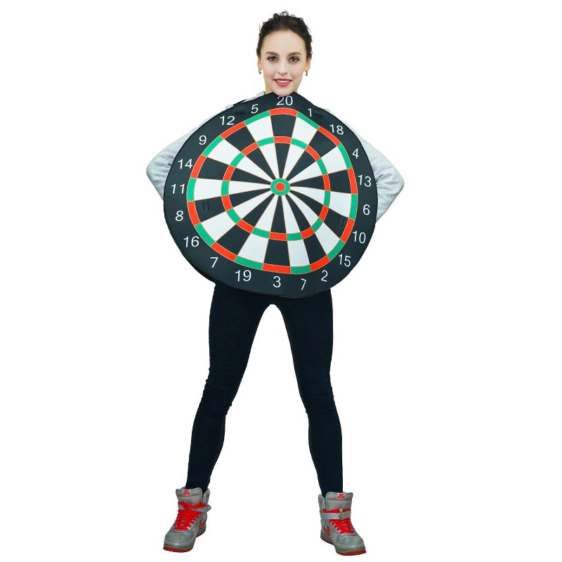 Costume de fête de fléchettes à double face