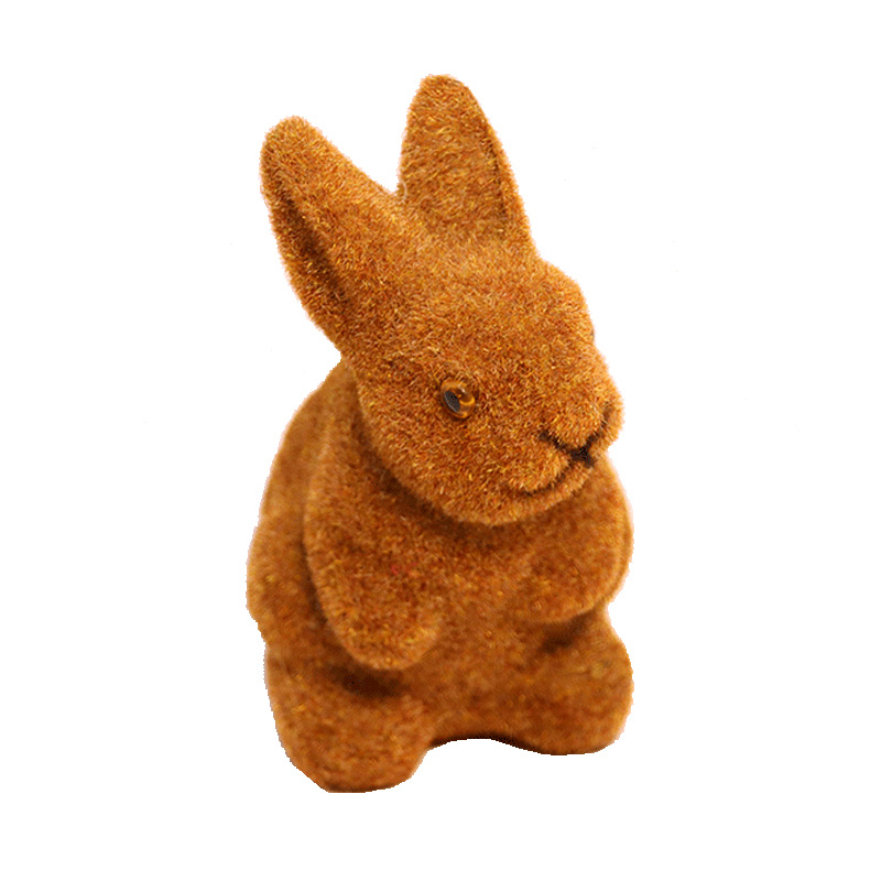Pâques de lapin décoratif personnalisé
