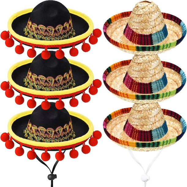 Mini chapeaux de fête mexicains Sombrero