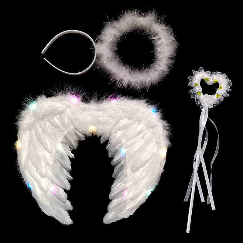 Ensembles d'aile ange de plumes