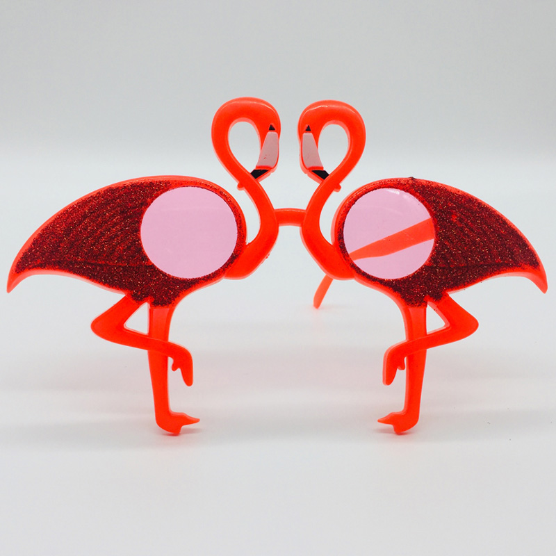 Lunettes de fête hawaïenne du flamant