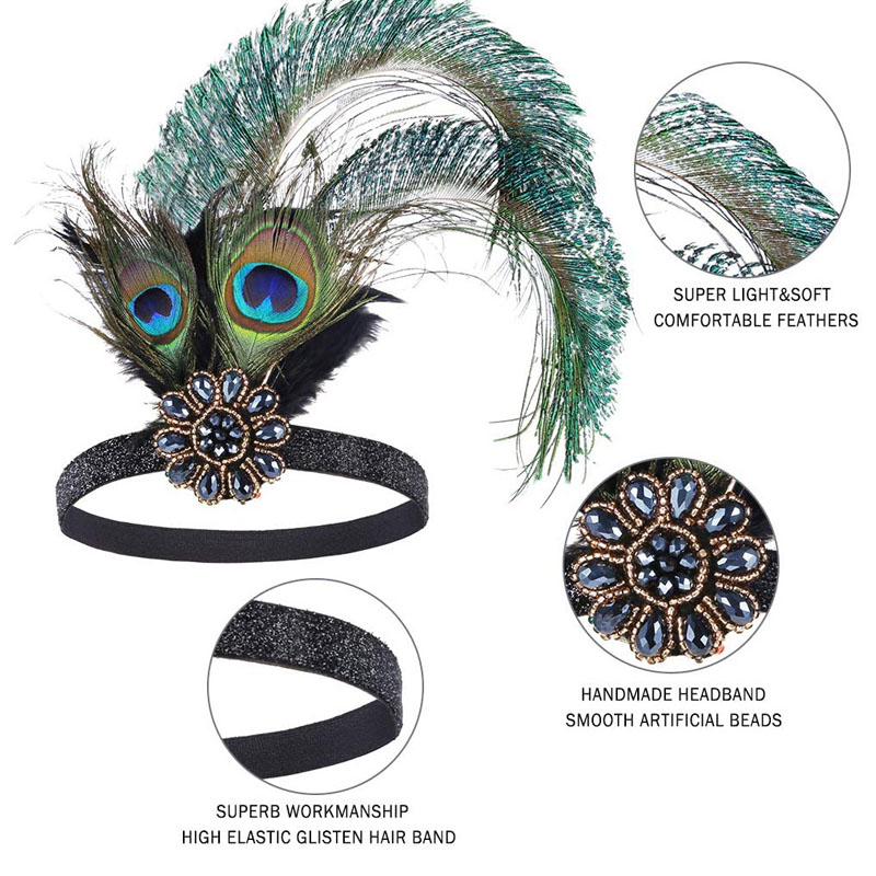 Accessoires de déguisement pour fille Flapper, Costume de Gangster Gatsby