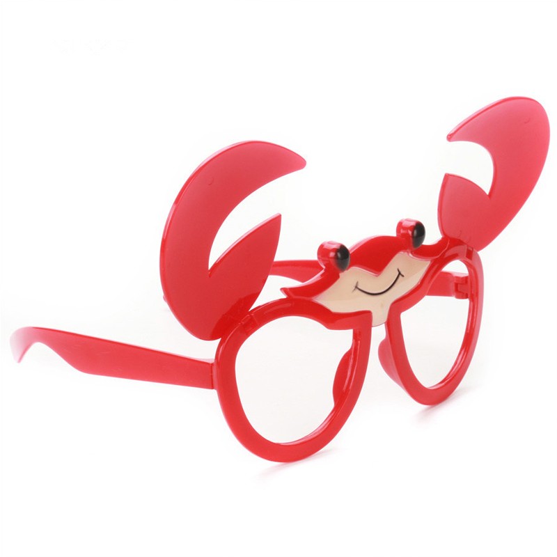 Lunettes de costume de crabe pliables drôles