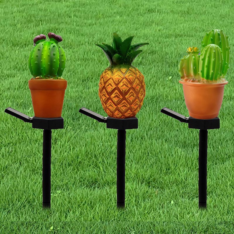 Garden LED Fruit Pineapple Cactus Clay Light