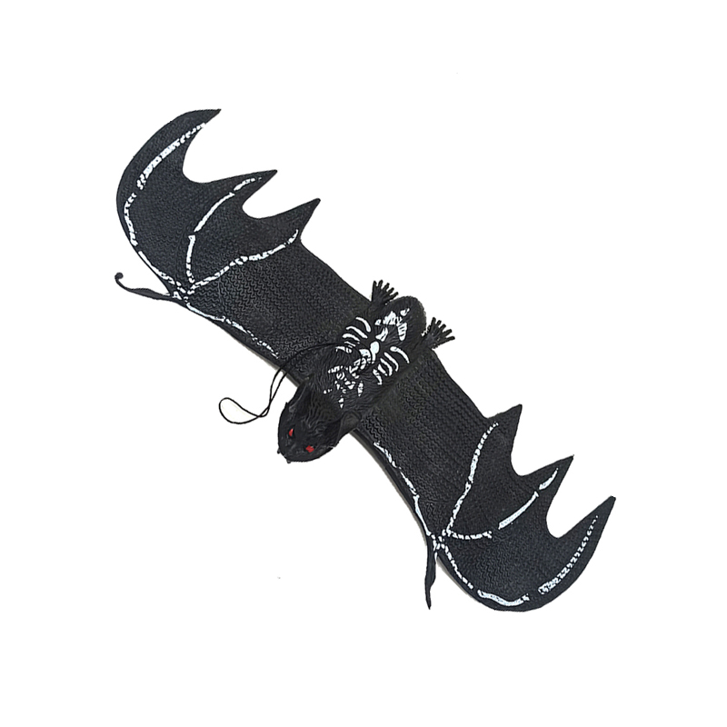 Chauve-souris noire en PVC, créature d'Halloween