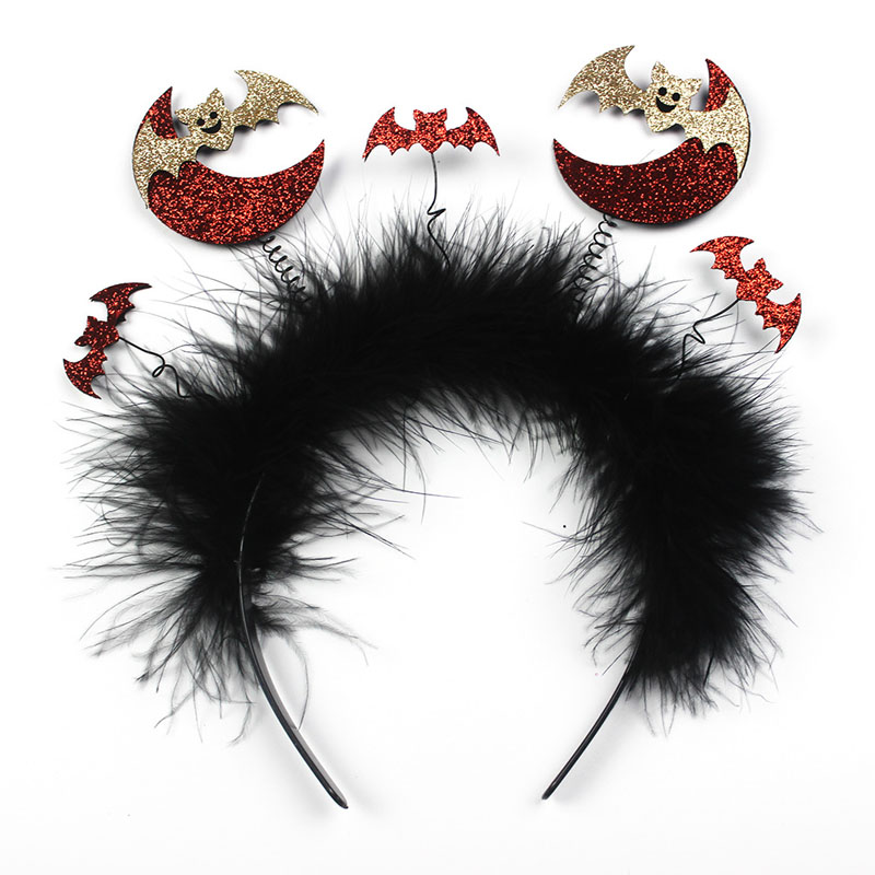 Bandeau de plumes pour accessoires de fête d'Halloween