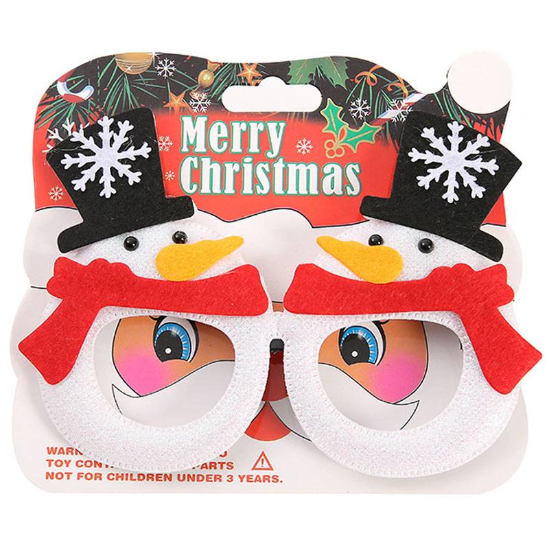 Lunettes de Noël Lunettes Père Noël Cerf Bonhomme de neige