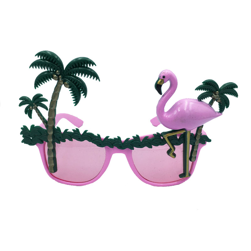 Lunes flamants de fête hawaïenne