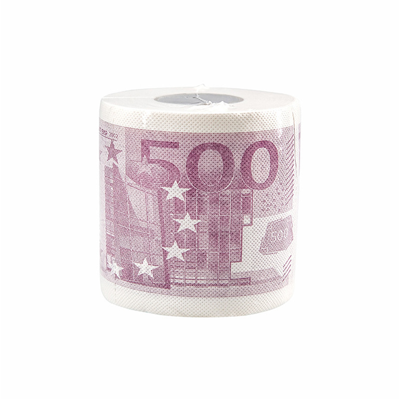 Rouleau de papier toilette à imprimé chaud
