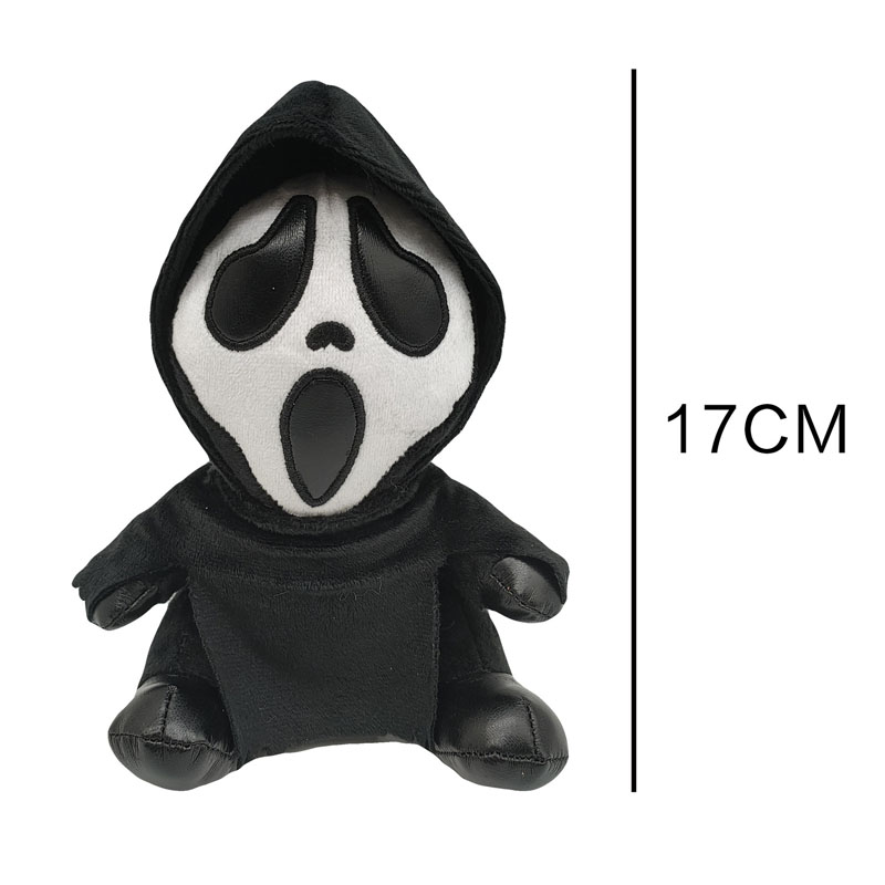 Vente chaude en peluche Grim Reaper poupée Grimace poupée Anime Ghostface en peluche