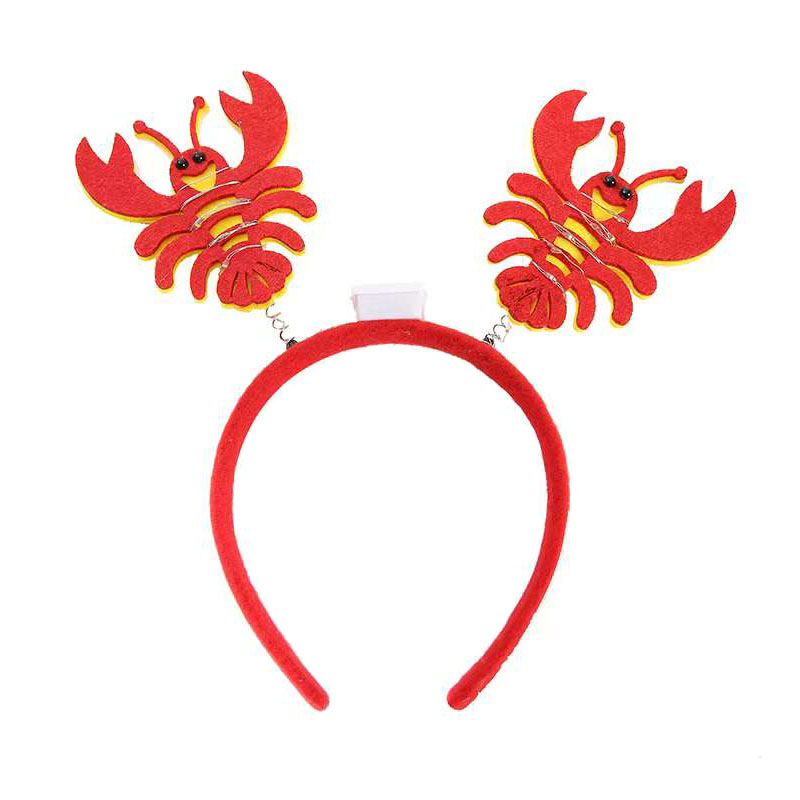 Coiffure et verres à éreintes de mer LED