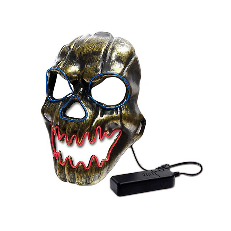 Masque de grimace effrayant LED