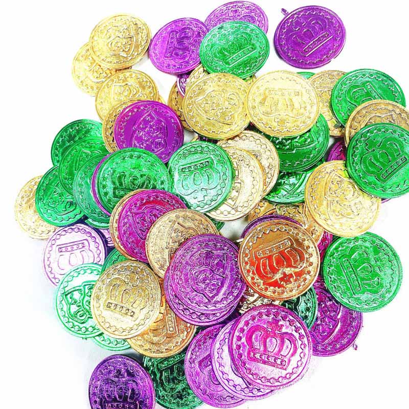 Pièces en plastique de Mardi Gras
