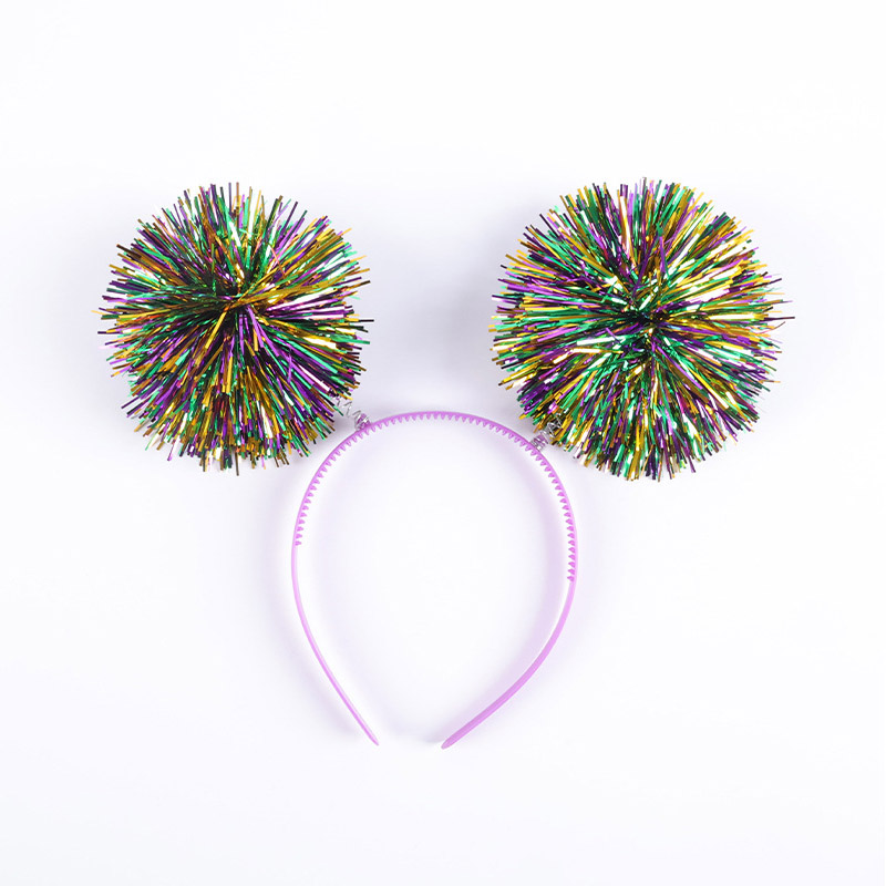 Bandeau de guiron de pom mardi gras pom