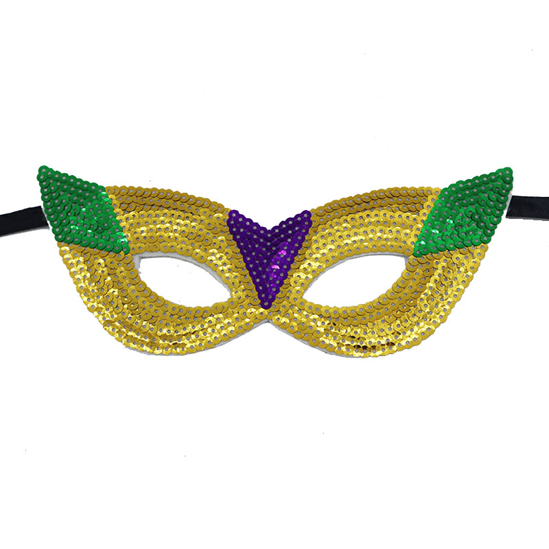 Masques à paillettes du Mardi Gras