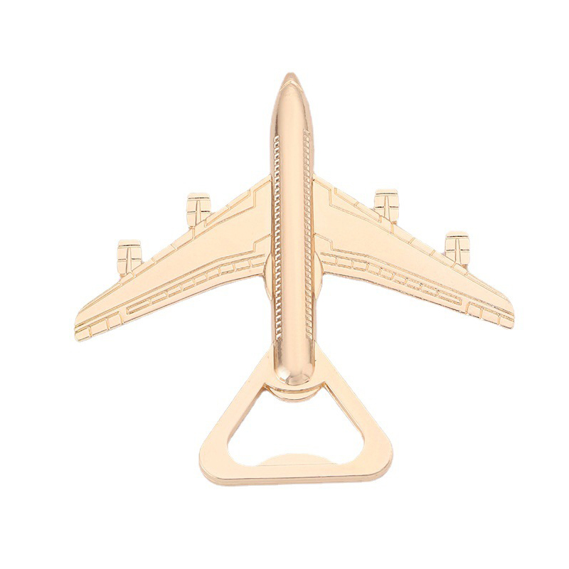 Ouvre-bouteille d'avion en métal