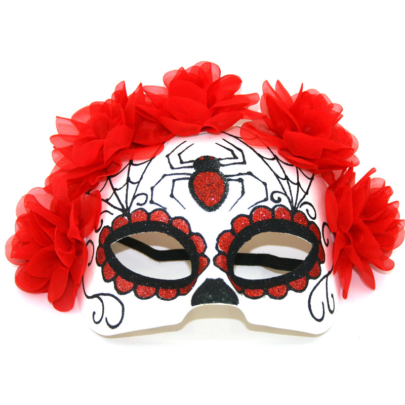 Masques du jour de la mort mexicaine