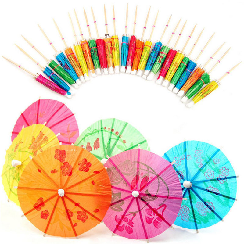 Mini cure-dents parapluie