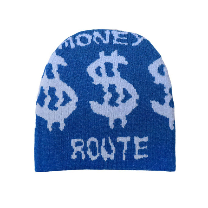 Nouveau motif en dollars Jacquard Hiver Hat