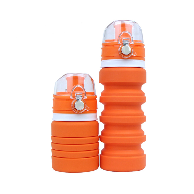 Bouilloire pliante pour sports de plein air, tasse pliante portable de 500ml