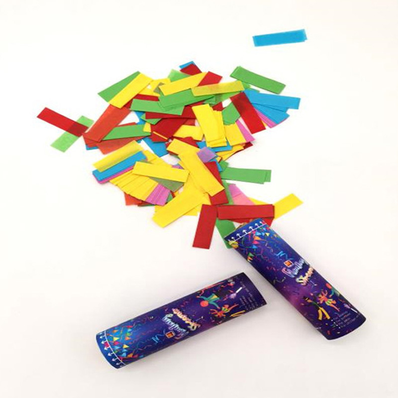 Popper à confettis en papier pour cadeaux de fête