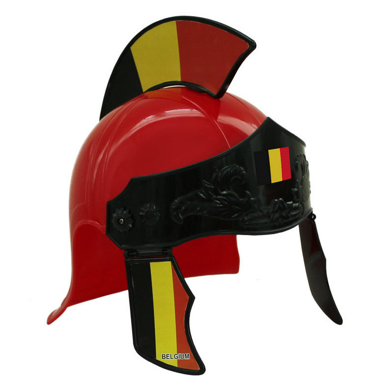 Chapeau de fan de football de forme de casque de chevalier de souvenirs en plastique