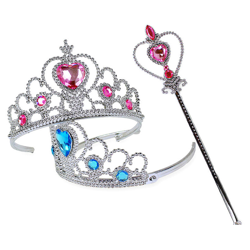 Princesse Habille des couronnes et des bâtons Wand