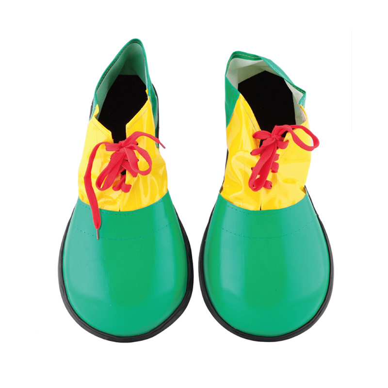 PU en cuir de grandes chaussures de clown
