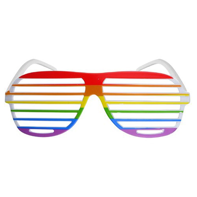 Lunettes de soleil arc-en-ciel, lunettes de fête pour carnaval, festival