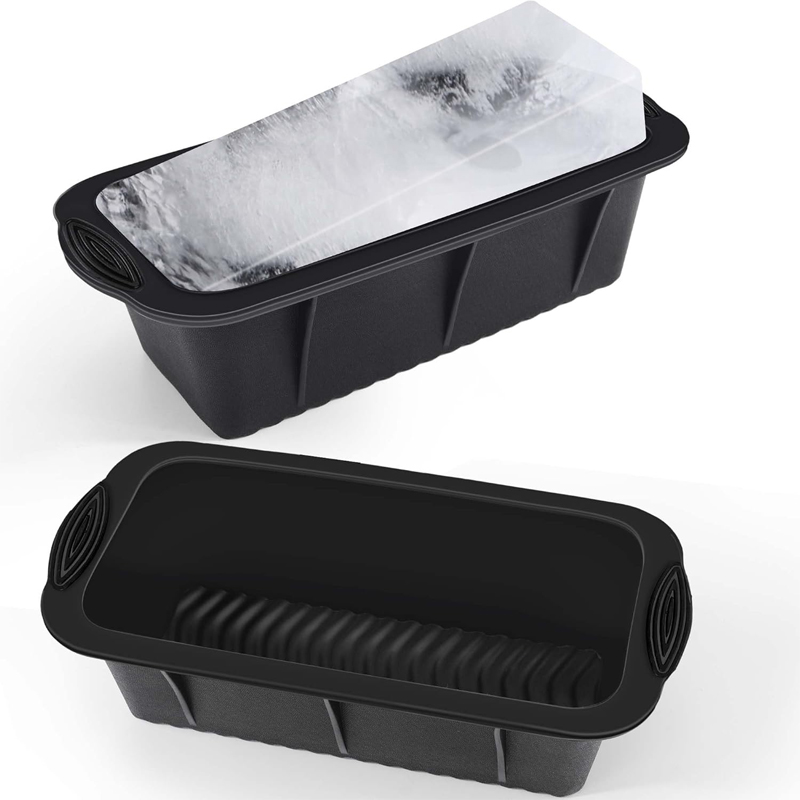 Moule de bloc de glace en silicone de qualité alimentaire réutilisable pour bain de glace