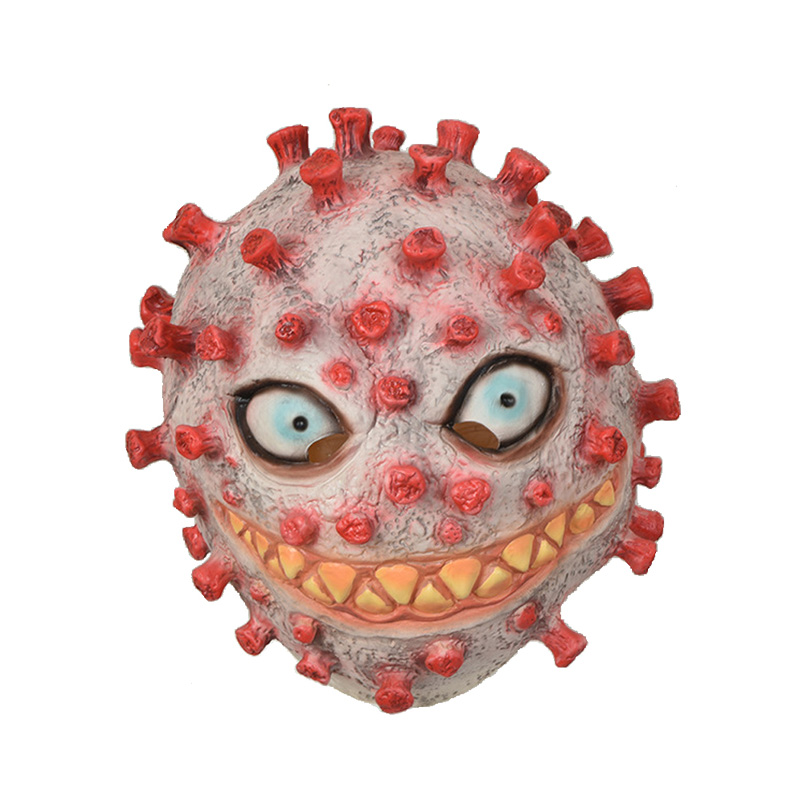 Masque de visage complet de virus effrayant
