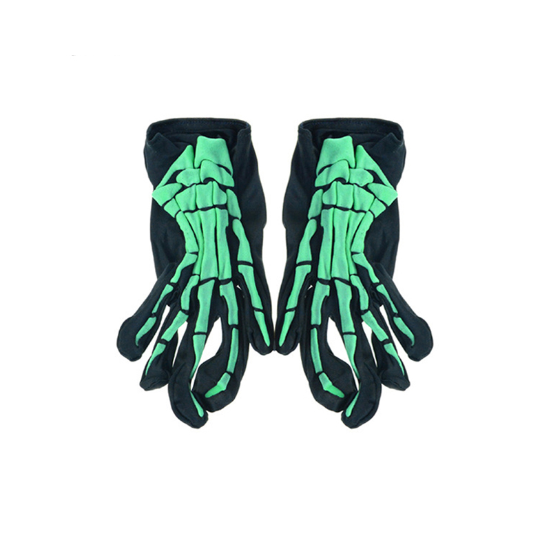 Les gants squelettes brillent dans l'obscurité
