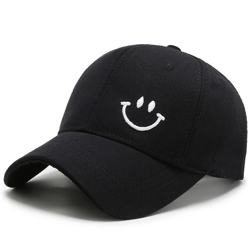 Smile Face – casquette de baseball unisexe, 6 panneaux réglables, sport, bon marché