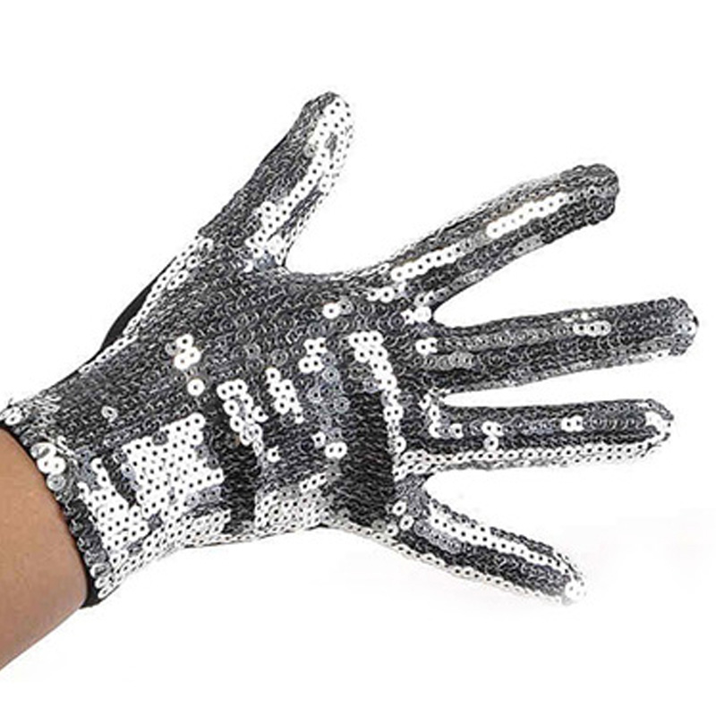 Gants à paillettes scintillantes